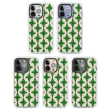 Emerald Stars Pattern Clear Impact Phone Case for iPhone 13 Pro, iPhone 14 Pro, iPhone 15 Pro