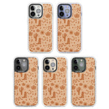 Wild West Pattern Clear Impact Phone Case for iPhone 13 Pro, iPhone 14 Pro, iPhone 15 Pro