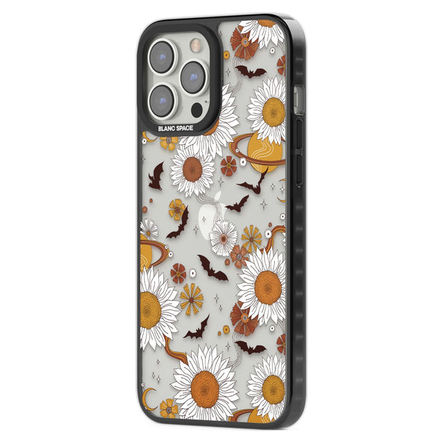 Halloween Skulls and FlowersPhone Case for iPhone 14 Pro Max