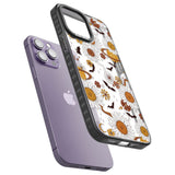 Halloween Skulls and FlowersPhone Case for iPhone 14 Pro Max