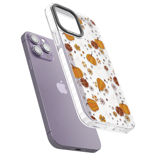 Halloween Skulls and FlowersPhone Case for iPhone 14 Pro Max