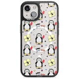 Cute Penguin Pattern Clear Phone Case iPhone 15 / Magsafe Black Impact Case,iPhone 15 Plus / Magsafe Black Impact Case,iPhone 13 / Magsafe Black Impact Case,iPhone 14 / Magsafe Black Impact Case,iPhone 14 Plus / Magsafe Black Impact Case Blanc Space