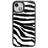 Black Zebra Print Phone Case iPhone 15 / Magsafe Black Impact Case,iPhone 15 Plus / Magsafe Black Impact Case,iPhone 13 / Magsafe Black Impact Case,iPhone 14 / Magsafe Black Impact Case,iPhone 14 Plus / Magsafe Black Impact Case Blanc Space