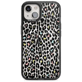 Mixed Pastels Leopard Print - Transparent Phone Case iPhone 15 Plus / Magsafe Black Impact Case,iPhone 15 / Magsafe Black Impact Case,iPhone 14 Plus / Magsafe Black Impact Case,iPhone 14 / Magsafe Black Impact Case,iPhone 13 / Magsafe Black Impact Case Blanc Space