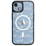 Free the boob (White) Phone Case iPhone 15 Plus / Magsafe Black Impact Case,iPhone 15 / Magsafe Black Impact Case,iPhone 14 Plus / Magsafe Black Impact Case,iPhone 14 / Magsafe Black Impact Case,iPhone 13 / Magsafe Black Impact Case Blanc Space