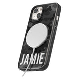 Personalised Horizontal Name Black Camouflage Custom Phone Case iPhone 15 Pro Max / Black Impact Case,iPhone 15 Plus / Black Impact Case,iPhone 15 Pro / Black Impact Case,iPhone 15 / Black Impact Case,iPhone 15 Pro Max / Impact Case,iPhone 15 Plus / Impact Case,iPhone 15 Pro / Impact Case,iPhone 15 / Impact Case,iPhone 15 Pro Max / Magsafe Black Impact Case,iPhone 15 Plus / Magsafe Black Impact Case,iPhone 15 Pro / Magsafe Black Impact Case,iPhone 15 / Magsafe Black Impact Case,iPhone 14 Pro Max / Black Imp