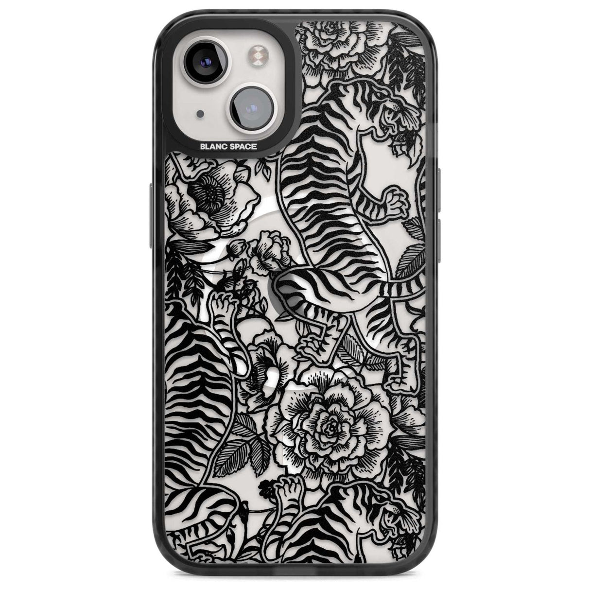 Personalised Chinese Tiger Pattern Custom Phone Case iPhone 15 Plus / Magsafe Black Impact Case,iPhone 15 / Magsafe Black Impact Case,iPhone 14 Plus / Magsafe Black Impact Case,iPhone 14 / Magsafe Black Impact Case,iPhone 13 / Magsafe Black Impact Case Blanc Space