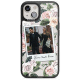 Personalised Floral Instant Film Photo Custom Phone Case iPhone 15 Plus / Magsafe Black Impact Case,iPhone 15 / Magsafe Black Impact Case,iPhone 14 Plus / Magsafe Black Impact Case,iPhone 14 / Magsafe Black Impact Case,iPhone 13 / Magsafe Black Impact Case Blanc Space