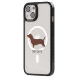 Personalised Hand Painted Sausage Dog Custom Phone Case iPhone 15 Pro Max / Black Impact Case,iPhone 15 Plus / Black Impact Case,iPhone 15 Pro / Black Impact Case,iPhone 15 / Black Impact Case,iPhone 15 Pro Max / Impact Case,iPhone 15 Plus / Impact Case,iPhone 15 Pro / Impact Case,iPhone 15 / Impact Case,iPhone 15 Pro Max / Magsafe Black Impact Case,iPhone 15 Plus / Magsafe Black Impact Case,iPhone 15 Pro / Magsafe Black Impact Case,iPhone 15 / Magsafe Black Impact Case,iPhone 14 Pro Max / Black Impact Case