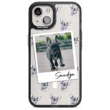 Personalised French Bulldog, Grey - Dog Photo Custom Phone Case iPhone 15 Plus / Magsafe Black Impact Case,iPhone 15 / Magsafe Black Impact Case,iPhone 14 Plus / Magsafe Black Impact Case,iPhone 14 / Magsafe Black Impact Case,iPhone 13 / Magsafe Black Impact Case Blanc Space