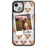 Personalised Border Terrier - Dog Photo Custom Phone Case iPhone 15 Plus / Magsafe Black Impact Case,iPhone 15 / Magsafe Black Impact Case,iPhone 14 Plus / Magsafe Black Impact Case,iPhone 14 / Magsafe Black Impact Case,iPhone 13 / Magsafe Black Impact Case Blanc Space