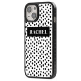 Personalised Black Bar & Dots Custom Phone Case iPhone 15 Pro Max / Black Impact Case,iPhone 15 Plus / Black Impact Case,iPhone 15 Pro / Black Impact Case,iPhone 15 / Black Impact Case,iPhone 15 Pro Max / Impact Case,iPhone 15 Plus / Impact Case,iPhone 15 Pro / Impact Case,iPhone 15 / Impact Case,iPhone 15 Pro Max / Magsafe Black Impact Case,iPhone 15 Plus / Magsafe Black Impact Case,iPhone 15 Pro / Magsafe Black Impact Case,iPhone 15 / Magsafe Black Impact Case,iPhone 14 Pro Max / Black Impact Case,iPhone 