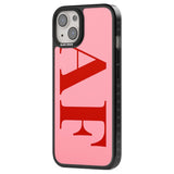 Personalised Red & Pink Letters Custom Phone Case iPhone 15 Pro Max / Black Impact Case,iPhone 15 Plus / Black Impact Case,iPhone 15 Pro / Black Impact Case,iPhone 15 / Black Impact Case,iPhone 15 Pro Max / Impact Case,iPhone 15 Plus / Impact Case,iPhone 15 Pro / Impact Case,iPhone 15 / Impact Case,iPhone 15 Pro Max / Magsafe Black Impact Case,iPhone 15 Plus / Magsafe Black Impact Case,iPhone 15 Pro / Magsafe Black Impact Case,iPhone 15 / Magsafe Black Impact Case,iPhone 14 Pro Max / Black Impact Case,iPhon