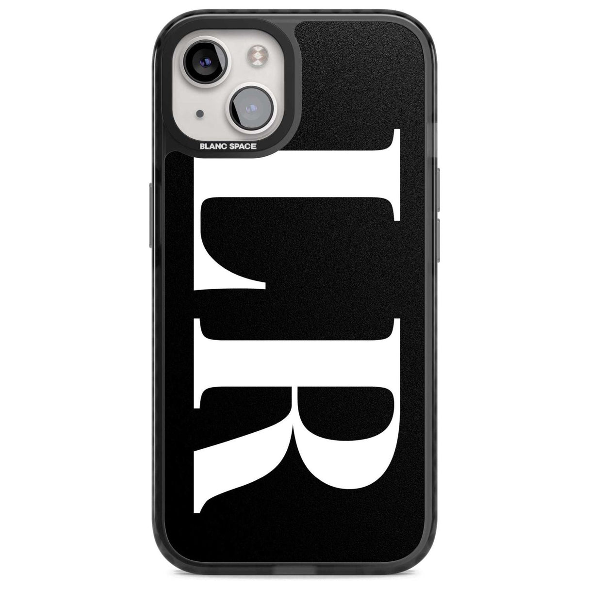 Personalised White & Black Letters Custom Phone Case iPhone 15 Plus / Magsafe Black Impact Case,iPhone 15 / Magsafe Black Impact Case,iPhone 14 Plus / Magsafe Black Impact Case,iPhone 14 / Magsafe Black Impact Case,iPhone 13 / Magsafe Black Impact Case Blanc Space