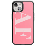 Personalised Light & Dark Pink Personalised Custom Phone Case iPhone 15 Plus / Magsafe Black Impact Case,iPhone 15 / Magsafe Black Impact Case,iPhone 14 Plus / Magsafe Black Impact Case,iPhone 14 / Magsafe Black Impact Case,iPhone 13 / Magsafe Black Impact Case Blanc Space