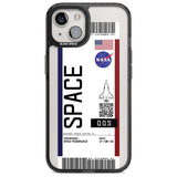 Personalised NASA Boarding Pass (Light) Custom Phone Case iPhone 15 Plus / Magsafe Black Impact Case,iPhone 15 / Magsafe Black Impact Case,iPhone 14 Plus / Magsafe Black Impact Case,iPhone 14 / Magsafe Black Impact Case,iPhone 13 / Magsafe Black Impact Case Blanc Space