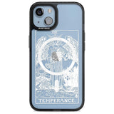 Personalised Temperance Tarot Card - White Transparent Custom Phone Case iPhone 15 Plus / Magsafe Black Impact Case,iPhone 15 / Magsafe Black Impact Case,iPhone 14 Plus / Magsafe Black Impact Case,iPhone 14 / Magsafe Black Impact Case,iPhone 13 / Magsafe Black Impact Case Blanc Space