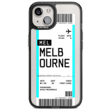 Personalised Melbourne Boarding Pass Custom Phone Case iPhone 15 Plus / Magsafe Black Impact Case,iPhone 15 / Magsafe Black Impact Case,iPhone 14 Plus / Magsafe Black Impact Case,iPhone 14 / Magsafe Black Impact Case,iPhone 13 / Magsafe Black Impact Case Blanc Space