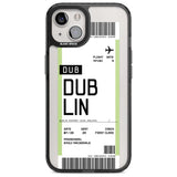 Personalised Dublin Boarding Pass Custom Phone Case iPhone 15 Plus / Magsafe Black Impact Case,iPhone 15 / Magsafe Black Impact Case,iPhone 14 Plus / Magsafe Black Impact Case,iPhone 14 / Magsafe Black Impact Case,iPhone 13 / Magsafe Black Impact Case Blanc Space