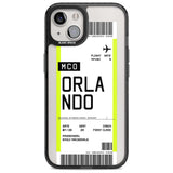 Personalised Orlando Boarding Pass Custom Phone Case iPhone 15 Plus / Magsafe Black Impact Case,iPhone 15 / Magsafe Black Impact Case,iPhone 14 Plus / Magsafe Black Impact Case,iPhone 14 / Magsafe Black Impact Case,iPhone 13 / Magsafe Black Impact Case Blanc Space