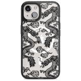 Black Dragon Pattern Phone Case iPhone 15 Plus / Magsafe Black Impact Case,iPhone 15 / Magsafe Black Impact Case,iPhone 14 Plus / Magsafe Black Impact Case,iPhone 14 / Magsafe Black Impact Case,iPhone 13 / Magsafe Black Impact Case Blanc Space