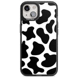 Cow Print Phone Case iPhone 15 Plus / Magsafe Black Impact Case,iPhone 15 / Magsafe Black Impact Case,iPhone 14 Plus / Magsafe Black Impact Case,iPhone 14 / Magsafe Black Impact Case,iPhone 13 / Magsafe Black Impact Case Blanc Space