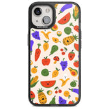 Mixed Kawaii Food Icons - Solid Phone Case iPhone 15 Plus / Magsafe Black Impact Case,iPhone 15 / Magsafe Black Impact Case,iPhone 14 Plus / Magsafe Black Impact Case,iPhone 14 / Magsafe Black Impact Case,iPhone 13 / Magsafe Black Impact Case Blanc Space