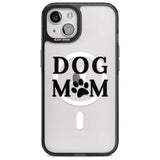 Dog Mom Paw Print Phone Case iPhone 15 Plus / Magsafe Black Impact Case,iPhone 15 / Magsafe Black Impact Case,iPhone 14 Plus / Magsafe Black Impact Case,iPhone 14 / Magsafe Black Impact Case,iPhone 13 / Magsafe Black Impact Case Blanc Space