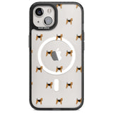 Airedale Terrier Dog Pattern Clear Phone Case iPhone 15 Plus / Magsafe Black Impact Case,iPhone 15 / Magsafe Black Impact Case,iPhone 14 Plus / Magsafe Black Impact Case,iPhone 14 / Magsafe Black Impact Case,iPhone 13 / Magsafe Black Impact Case Blanc Space