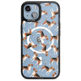 Beagle Watercolour Dog Pattern Phone Case iPhone 15 Plus / Magsafe Black Impact Case,iPhone 15 / Magsafe Black Impact Case,iPhone 14 Plus / Magsafe Black Impact Case,iPhone 14 / Magsafe Black Impact Case,iPhone 13 / Magsafe Black Impact Case Blanc Space