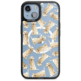 Golden Retriever Watercolour Dog Pattern Phone Case iPhone 15 Plus / Magsafe Black Impact Case,iPhone 15 / Magsafe Black Impact Case,iPhone 14 Plus / Magsafe Black Impact Case,iPhone 14 / Magsafe Black Impact Case,iPhone 13 / Magsafe Black Impact Case Blanc Space