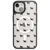 Black Labrador Dog Pattern Clear Phone Case iPhone 15 Plus / Magsafe Black Impact Case,iPhone 15 / Magsafe Black Impact Case,iPhone 14 Plus / Magsafe Black Impact Case,iPhone 14 / Magsafe Black Impact Case,iPhone 13 / Magsafe Black Impact Case Blanc Space