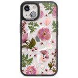 Natural Arrangement of Flowers & Leaves Design Phone Case iPhone 15 Plus / Magsafe Black Impact Case,iPhone 15 / Magsafe Black Impact Case,iPhone 14 Plus / Magsafe Black Impact Case,iPhone 14 / Magsafe Black Impact Case,iPhone 13 / Magsafe Black Impact Case Blanc Space