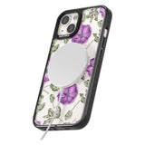 Purple Blossoms Transparent Floral