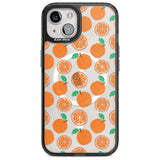 Orange Pattern Phone Case iPhone 15 Plus / Magsafe Black Impact Case,iPhone 15 / Magsafe Black Impact Case,iPhone 14 Plus / Magsafe Black Impact Case,iPhone 14 / Magsafe Black Impact Case,iPhone 13 / Magsafe Black Impact Case Blanc Space