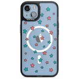 Blue Heartstopper Stars Pattern Phone Case iPhone 15 Plus / Magsafe Black Impact Case,iPhone 15 / Magsafe Black Impact Case,iPhone 14 Plus / Magsafe Black Impact Case,iPhone 14 / Magsafe Black Impact Case,iPhone 13 / Magsafe Black Impact Case Blanc Space