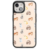 Cute Cat Pattern Phone Case iPhone 15 Plus / Magsafe Black Impact Case,iPhone 15 / Magsafe Black Impact Case,iPhone 14 Plus / Magsafe Black Impact Case,iPhone 14 / Magsafe Black Impact Case,iPhone 13 / Magsafe Black Impact Case Blanc Space