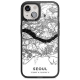 Map of Seoul, South Korea Phone Case iPhone 15 Plus / Magsafe Black Impact Case,iPhone 15 / Magsafe Black Impact Case,iPhone 14 Plus / Magsafe Black Impact Case,iPhone 14 / Magsafe Black Impact Case,iPhone 13 / Magsafe Black Impact Case Blanc Space