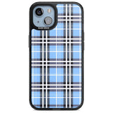 Blue Plaid Phone Case iPhone 14 Plus / Magsafe Black Impact Case,iPhone 14 / Magsafe Black Impact Case,iPhone 13 / Magsafe Black Impact Case Blanc Space