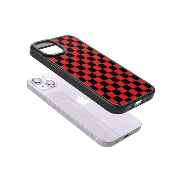 Red Black Checkered