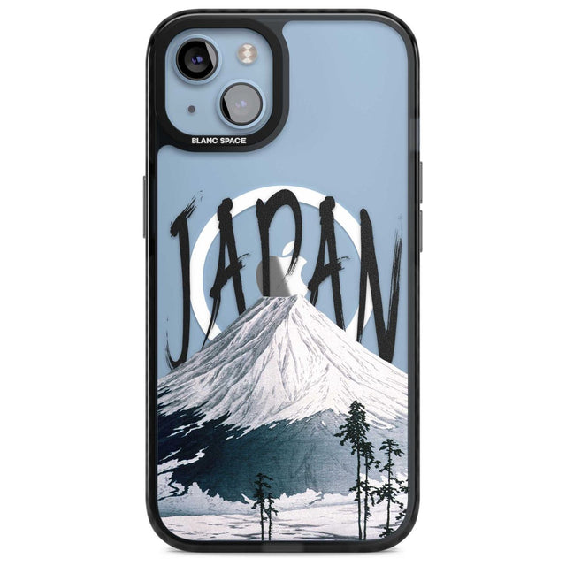 Mount Fuji Cutout Phone Case iPhone 15 Plus / Magsafe Black Impact Case,iPhone 15 / Magsafe Black Impact Case,iPhone 14 Plus / Magsafe Black Impact Case,iPhone 14 / Magsafe Black Impact Case,iPhone 13 / Magsafe Black Impact Case Blanc Space