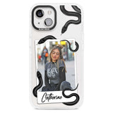 Personalised Snake Instant Photo Custom Phone Case iPhone 15 Plus / Magsafe Impact Case,iPhone 15 / Magsafe Impact Case Blanc Space