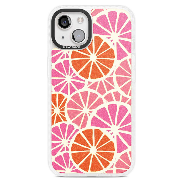 Citrus Slices Phone Case iPhone 15 Plus / Magsafe Impact Case,iPhone 15 / Magsafe Impact Case Blanc Space