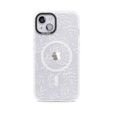 Leafy Botanical Phone Case iPhone 15 Plus / Magsafe Impact Case,iPhone 15 / Magsafe Impact Case Blanc Space