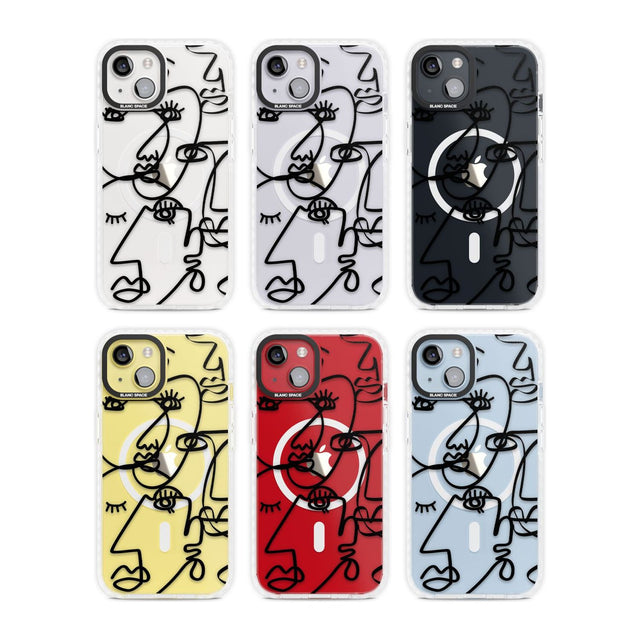 Abstract Continuous Line Faces Black on Clear Phone Case iPhone 15 Pro Max / Black Impact Case,iPhone 15 Plus / Black Impact Case,iPhone 15 Pro / Black Impact Case,iPhone 15 / Black Impact Case,iPhone 15 Pro Max / Impact Case,iPhone 15 Plus / Impact Case,iPhone 15 Pro / Impact Case,iPhone 15 / Impact Case,iPhone 15 Pro Max / Magsafe Black Impact Case,iPhone 15 Plus / Magsafe Black Impact Case,iPhone 15 Pro / Magsafe Black Impact Case,iPhone 15 / Magsafe Black Impact Case,iPhone 14 Pro Max / Black Impact Cas