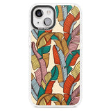 Pastel Palm Leaves Phone Case iPhone 15 Plus / Magsafe Impact Case,iPhone 15 / Magsafe Impact Case Blanc Space