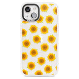 Sunflowers Transparent Pattern