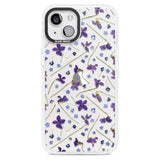 Violet & Blue Floral Pattern Design