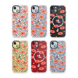 Red Poppy Transparent Floral