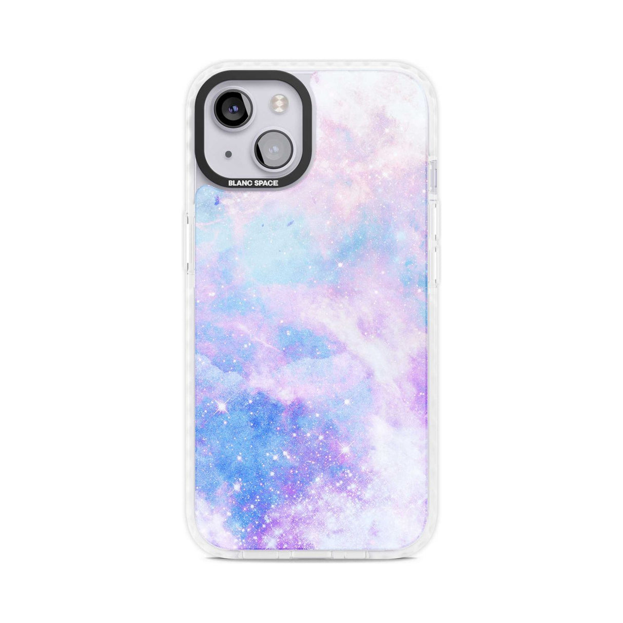 Light Blue Galaxy Pattern Design Phone Case iPhone 15 Plus / Magsafe Impact Case,iPhone 15 / Magsafe Impact Case Blanc Space